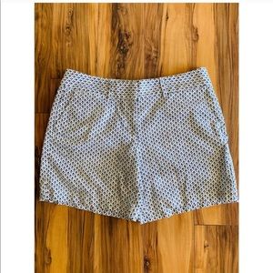 Loft shorts (6) — Black and White Spade Pattern
